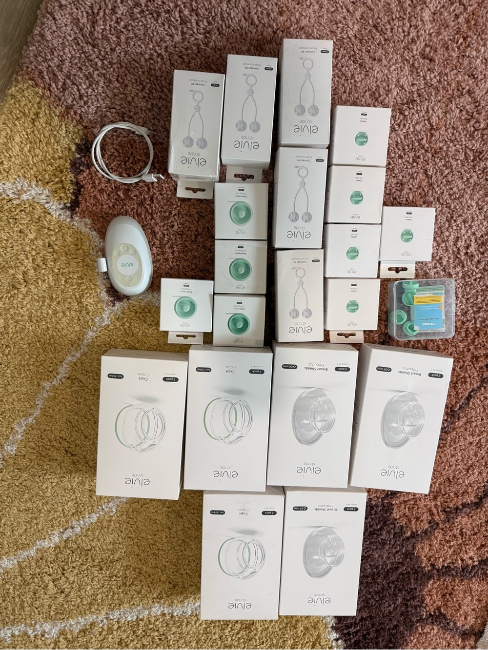 Elvie Stride Breast Pump and Parts